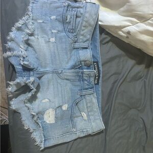 Low rise Express Jean shorts size 0